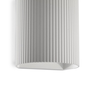 Aplica perete aluminiu striat alb, 1xGU10, SOLE round - Img 2