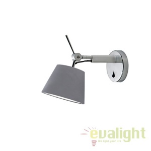 Aplica perete directionabila design modern ZYTA XS ALU gri - Img 1