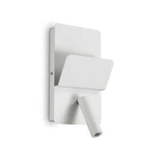 Aplica perete LED moderna reader directionabil cu port USB READ AP1 alba 176536