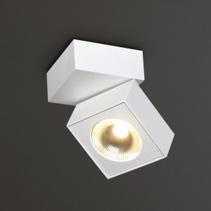 Aplica perete sau tavan cu spot LED directionabil ARTU alb C0106 MX