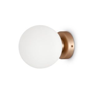Aplica perete sau tavan design modern Basic form auriu, diametru 15cm 118789 universul-luminii.ro