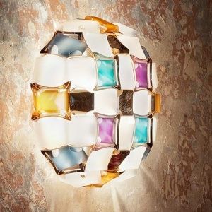 Aplica perete sau tavan design modern geometric Mida Large Multicolor - Img 6