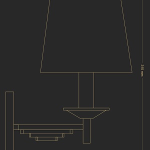 Aplica realizata manual Fellino 77399 universul-luminii.ro