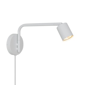 Aplica reglabila design nordic minimalist Explore alba