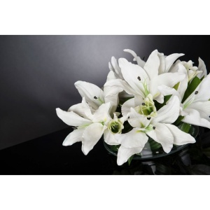 Aranjament floral design LUX ETERNITY ROUND LILIUM - Img 2