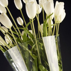 Aranjament floral elegant din lalele albe, SERENA TULIP, 120cm 1141162.93 - Img 2