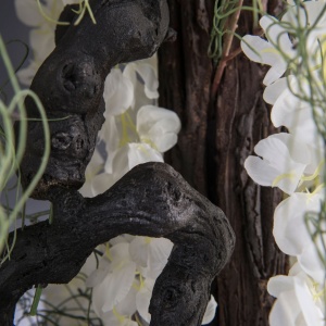 Aranjament floral mare ETERNITY BLACK WISTERIA, H-120cm - Img 3