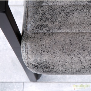 Bancheta design industrial vintage, Imperial 160cm, gri A-38199 VC - Img 3