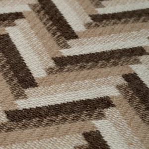 Bancheta eleganta design LUX Del Vale, Chevron brown - Img 8