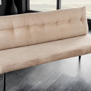 Bancheta moderna BIG GEORGE 160cm sampanie bej - Img 2
