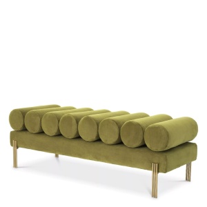Bancheta moderna design LUX Oxley, Savona vintage green