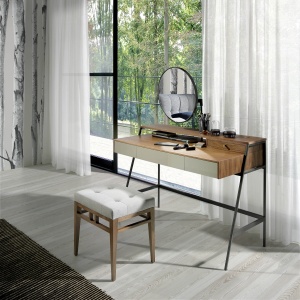 Bancheta tapitata design modern Platin AC-CP1709ST-NOGAL - Img 5