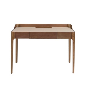Birou deosebit design LUX Walnut-Leatherette - Img 8