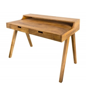 Birou design industrial-vintage Monsoon 120cm Mango natur
