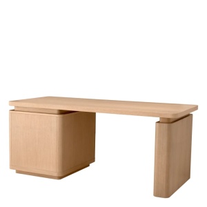 Birou design LUX Modesto, Natural oak - Img 4