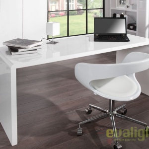 Birou modern alb, simplu si elegant, Fast Trade 160cm - Img 2