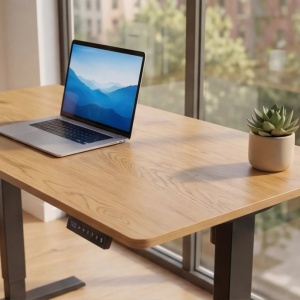 Birou reglabil electric pe inaltime OAK DESK 140cm - Img 5