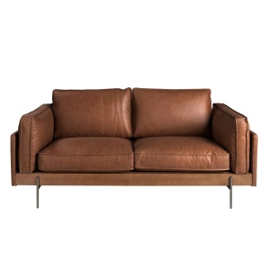 Canapea 2 locuri LUX design italian Tobacco brown - Img 3