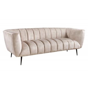 Canapea 3 locuri design elegant Noblesse, sampanie