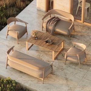 Canapea 3 locuri exterior AFRICA SOFA 3 mat - Img 20