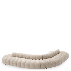 Canapea asimetrica modern LUX Alison, Creststone beige - Img 7