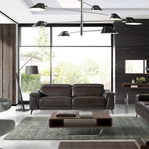 Canapea design italian, 2 locuri, functia relaz, Alfredo AC-5319-2P - Img 9