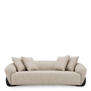 Canapea design LUX Siderno, Splendor gri deschis - Img 3