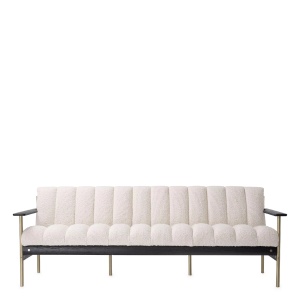 Canapea eleganta design LUX Elan, Boucle crem - Img 2