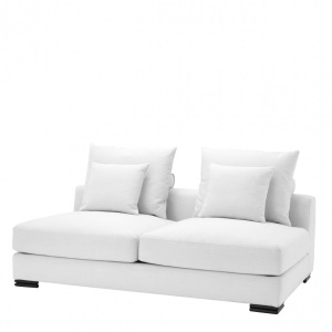 Canapea, Modul 2 locuri design LUX Clifford, alb 113813 HZ