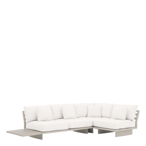 Canapea pe colt pentru exterior design elegant LUX Royal Palm, sunbrella - Img 2