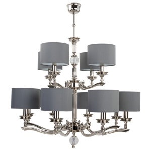 Candelabru 12 brate design modern realizat manual Tivoli