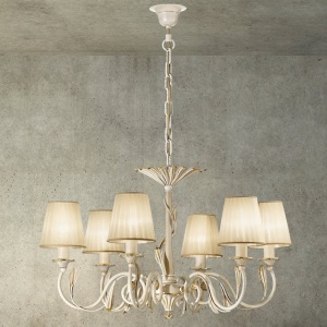 Candelabru 6 brate LUX realizat manual Greta 163089 universul-luminii.ro