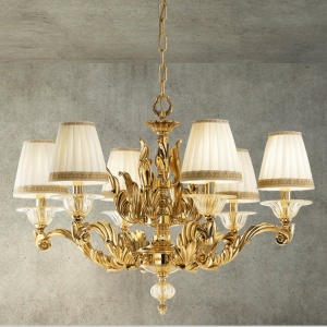 Candelabru 6 brate LUX realizat manual Lucilla 163049 universul-luminii.ro