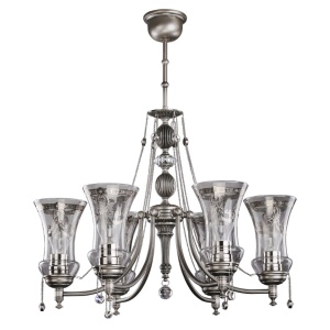 Candelabru 6 brate realizat manual Nico