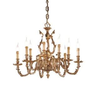 Candelabru 9 brate LUX design clasic realizat manual Ashford 144409 universul-luminii.ro