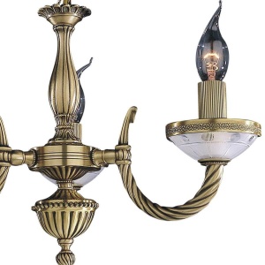 Candelabru clasic cu 3 brate design italian realizata manual 4650 106199 universul-luminii.ro