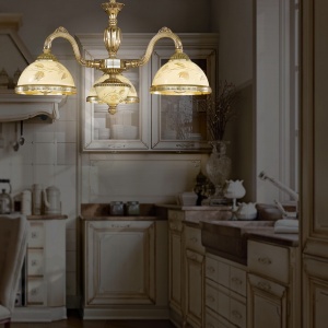 Candelabru clasic cu 3 brate realizat manual 6308 204159 universul-luminii.ro