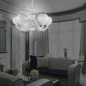 Candelabru clasic cu 5 brate design italian 9650 202919 universul-luminii.ro