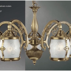 Candelabru clasic cu 5 brate design italian realizat manual 4020 106169 universul-luminii.ro
