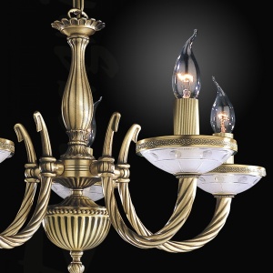 Candelabru clasic cu 5 brate design italian realizata manual 4650 106219 universul-luminii.ro