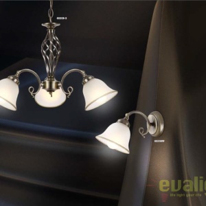Candelabru clasic cu 5 brate, finisaj brass antique, Odin 60208-5 GL 182619 universul-luminii.ro