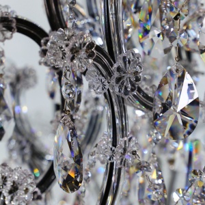 Candelabru Cristal Bohemia Exclusive 24 brate MARIA TEREZIA 75 - Img 8