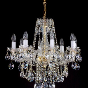 Candelabru Cristal Bohemia Exclusive 8 brate, diam. 59cm Jessica VIII CE 53469 universul-luminii.ro