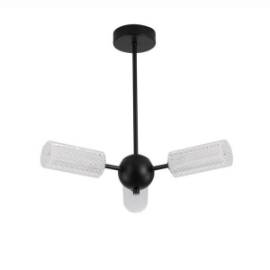 Candelabru cu 3 brate metal negru Cosmic