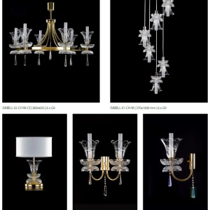 Candelabru deosebit design LUX Cristal Bohemia Exclusive ISABELL 02-CH - Img 5