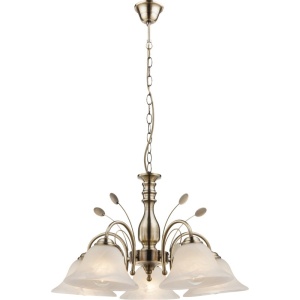Candelabru design clasic 5 brate finisaj alama antica POSADAS 69007-5H GL