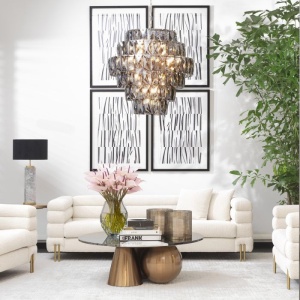 Candelabru design LUX Amazone L, fumuriu 113977 HZ 185409 universul-luminii.ro