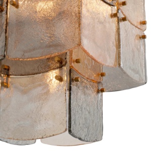 Candelabru design LUX, Sticla, Alama Antic, Laurent - Img 2
