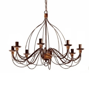 Candelabru design rustic CORTE SP8 RUGGINE 057194 - Img 1