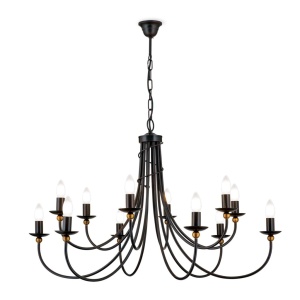 Candelabru design rustic cu 12 brate Giovanni LU 1632/6+6 Antik OR - Img 7